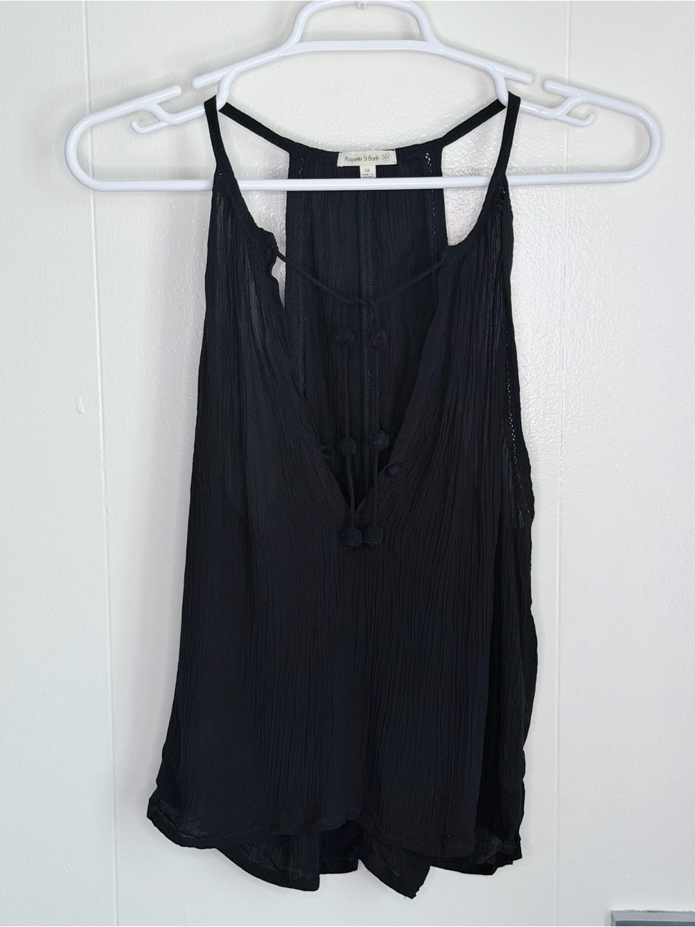 Poupette St Barth sleeveless racerback top